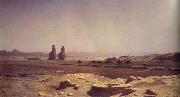 Jean Leon Gerome A View of the Plain of Thebes in Upper Egypt oil on canvas